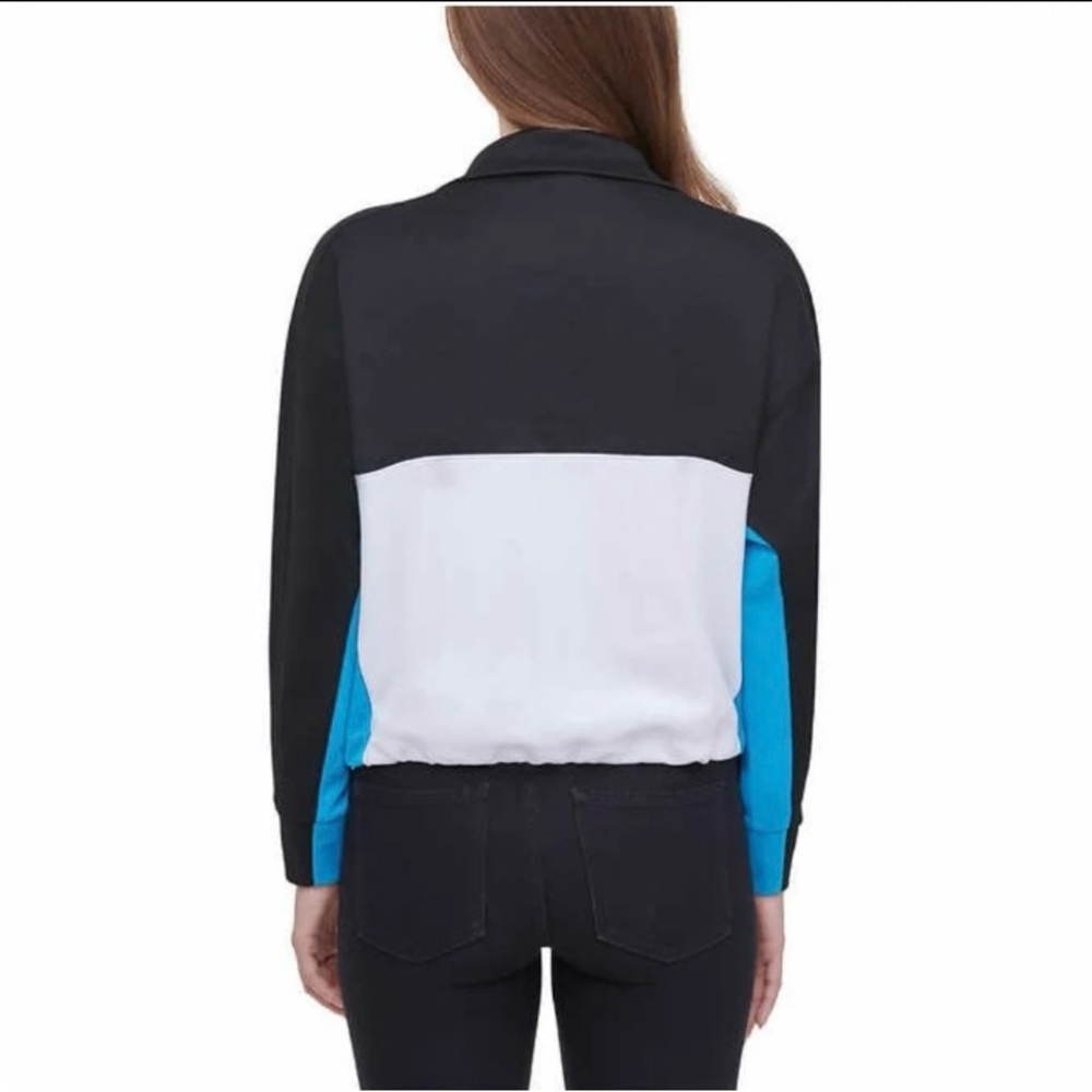 DKNY Sport Color Block Pullover 1/2 Zip Jacket Size Medium - Picture 4 of 6